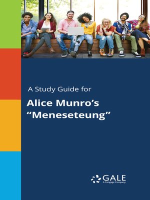 cover image of A Study Guide for Alice Munro's "Meneseteung"